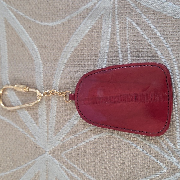Collection: Vintage Genuine Red Eelskin Purse And Accessories! - Picture 10 of 13